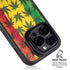 Marijuana Rasta Pattern iPhone 16 Pro Kickstand Case